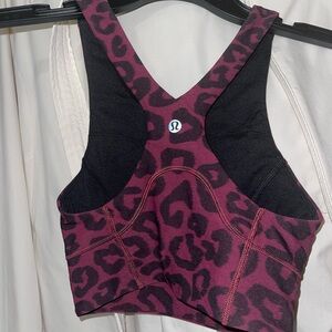 Lululemon Lab Terra Cosmos Sports Bra - Black and Purple size 0 EUC